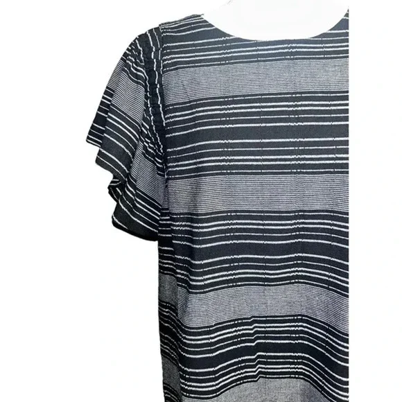 Anthropologie Moon River Denmark Black And White Tunic Dress Size Medium - Picture 5 of 8